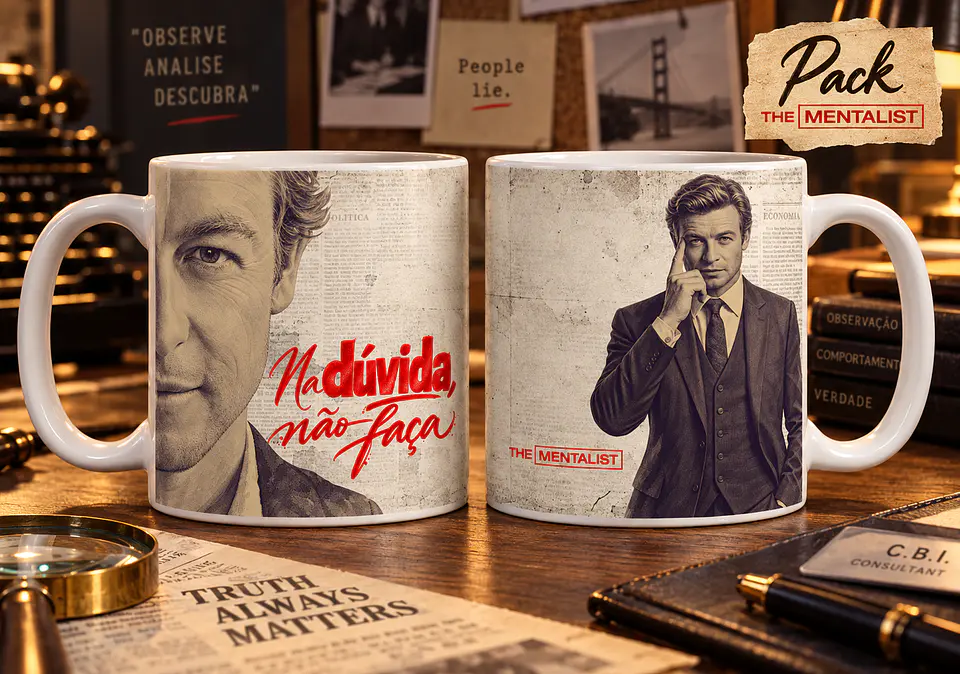 Pack The Mentalist - Canecas 2