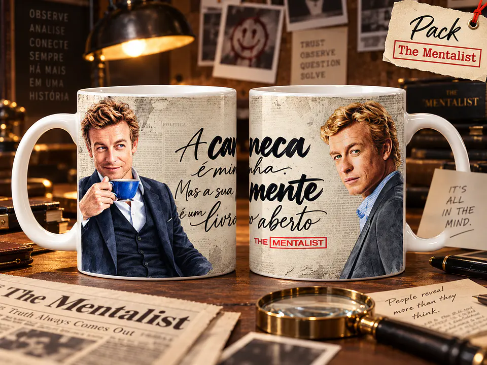 Pack The Mentalist - Canecas 3