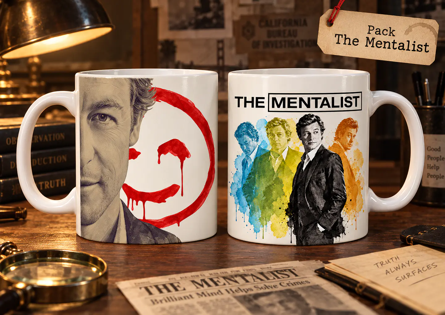 Pack The Mentalist - Canecas 4