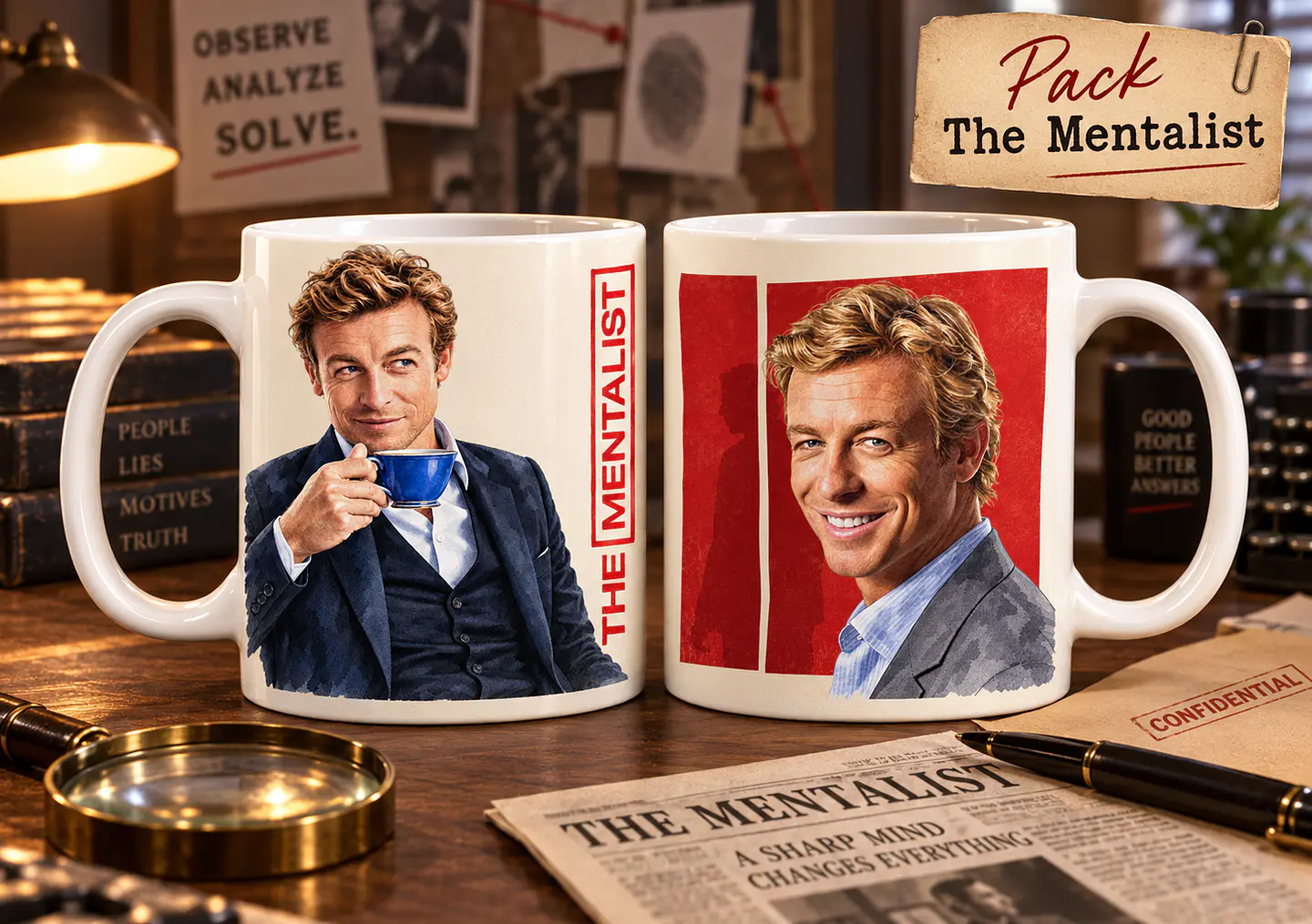 Pack The Mentalist - Canecas 6