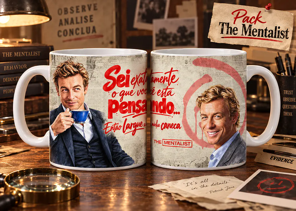 Pack The Mentalist - Canecas 7