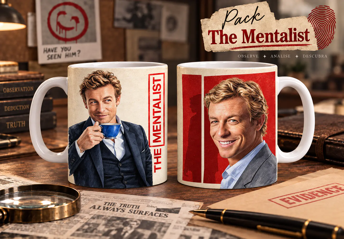 Pack The Mentalist - Canecas 9