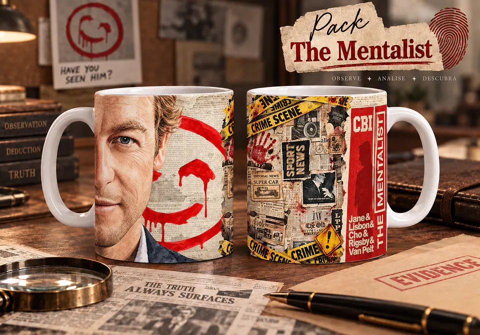 Pack The Mentalist - Canecas 12
