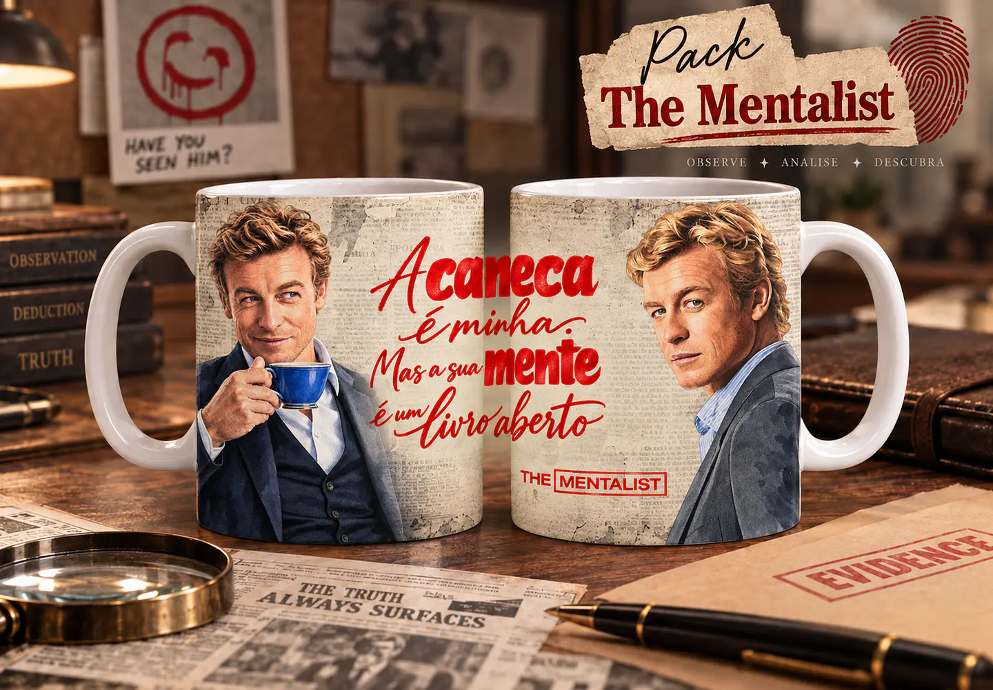 Pack The Mentalist - Canecas 13