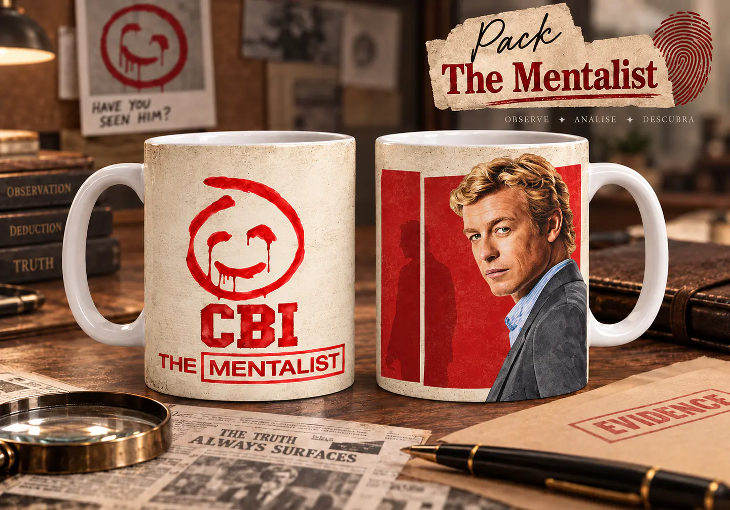 Pack The Mentalist - Canecas 15