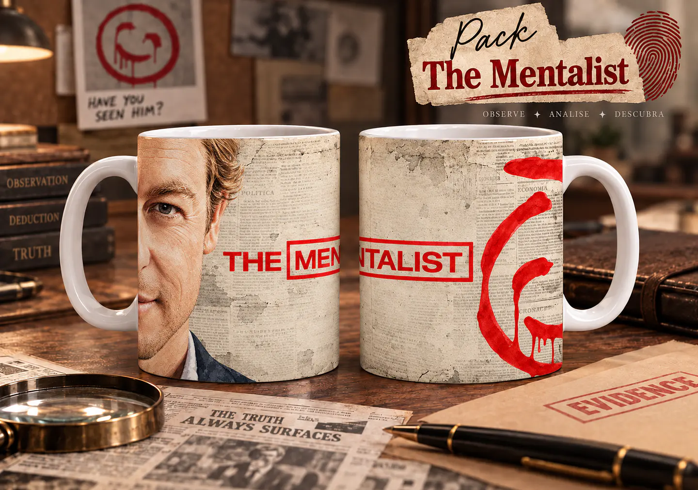 Pack The Mentalist - Canecas 16