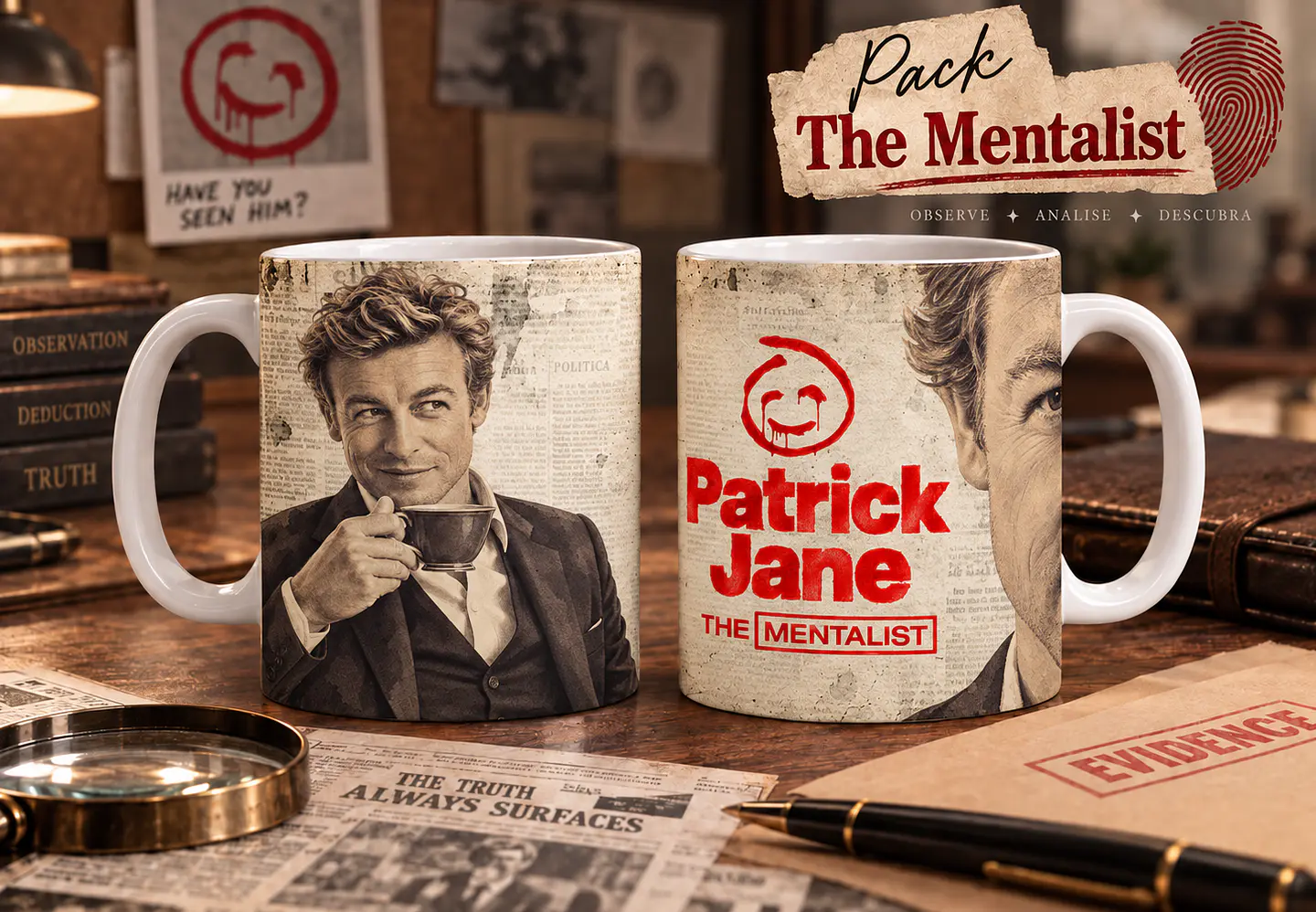 Pack The Mentalist - Canecas 18