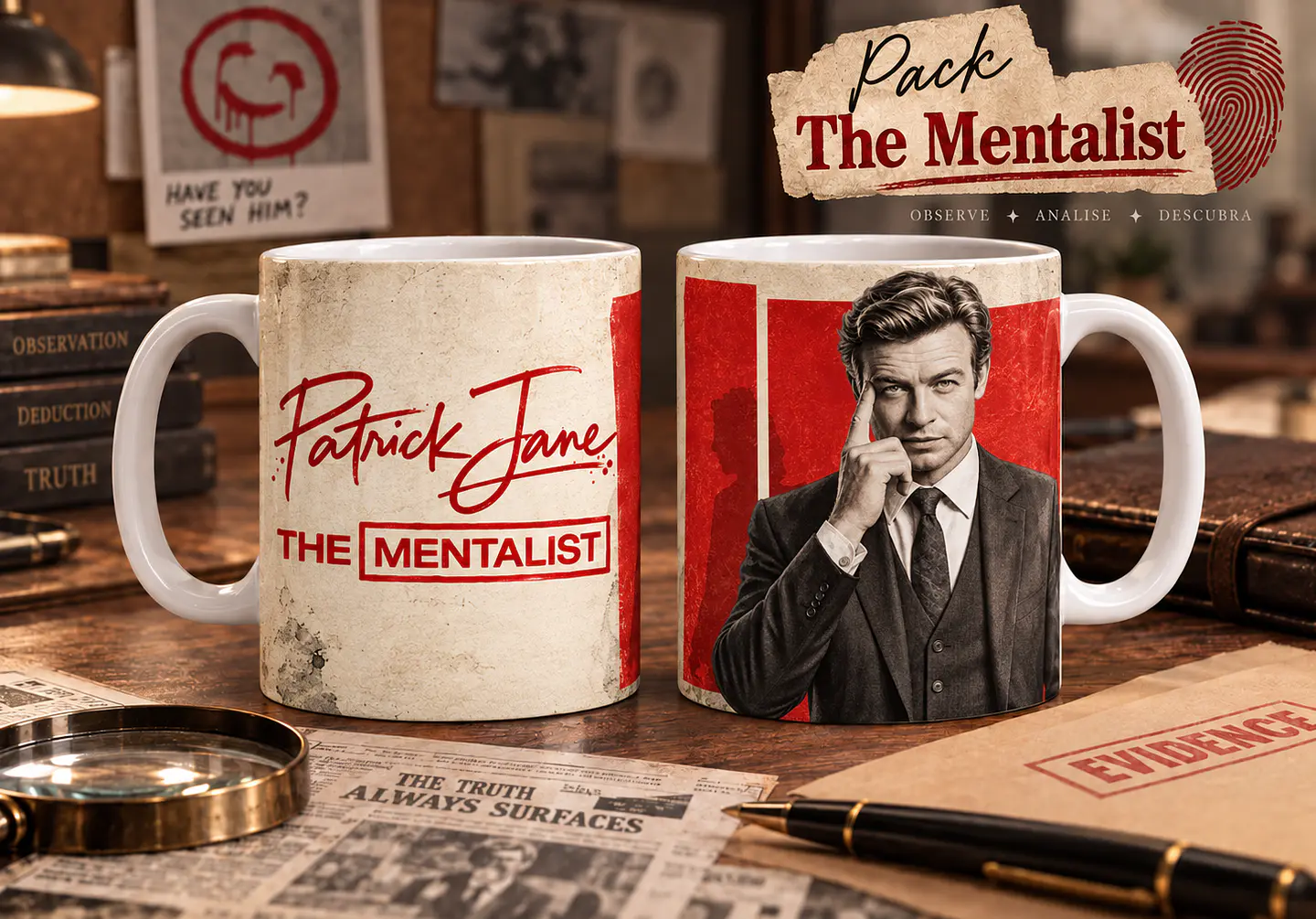 Pack The Mentalist - Canecas 19