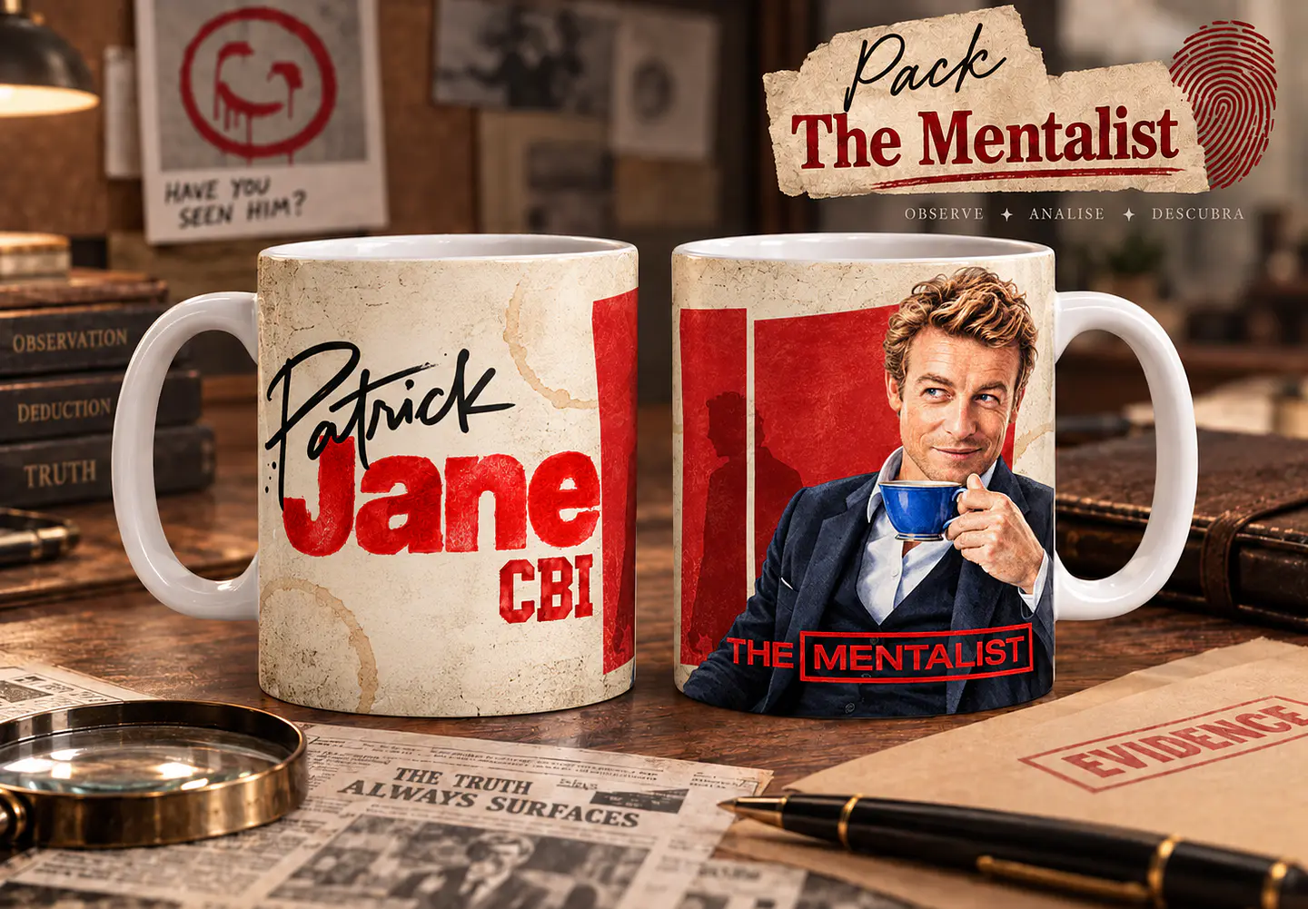 Pack The Mentalist - Canecas 20