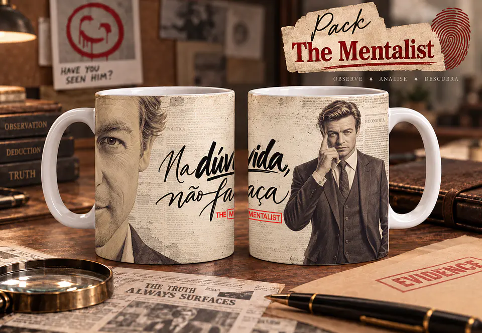 Pack The Mentalist - Canecas 21