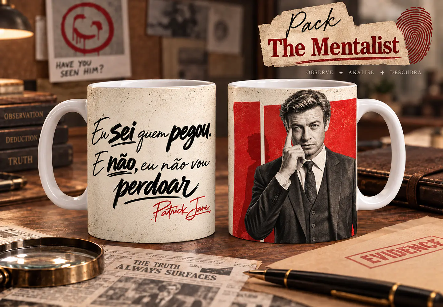 Pack The Mentalist - Canecas 25