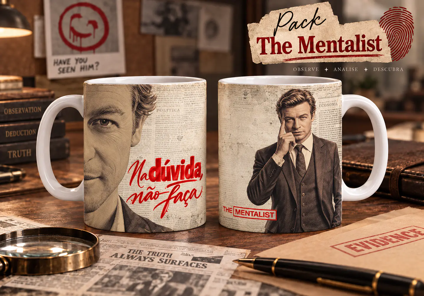 Pack The Mentalist - Canecas 28