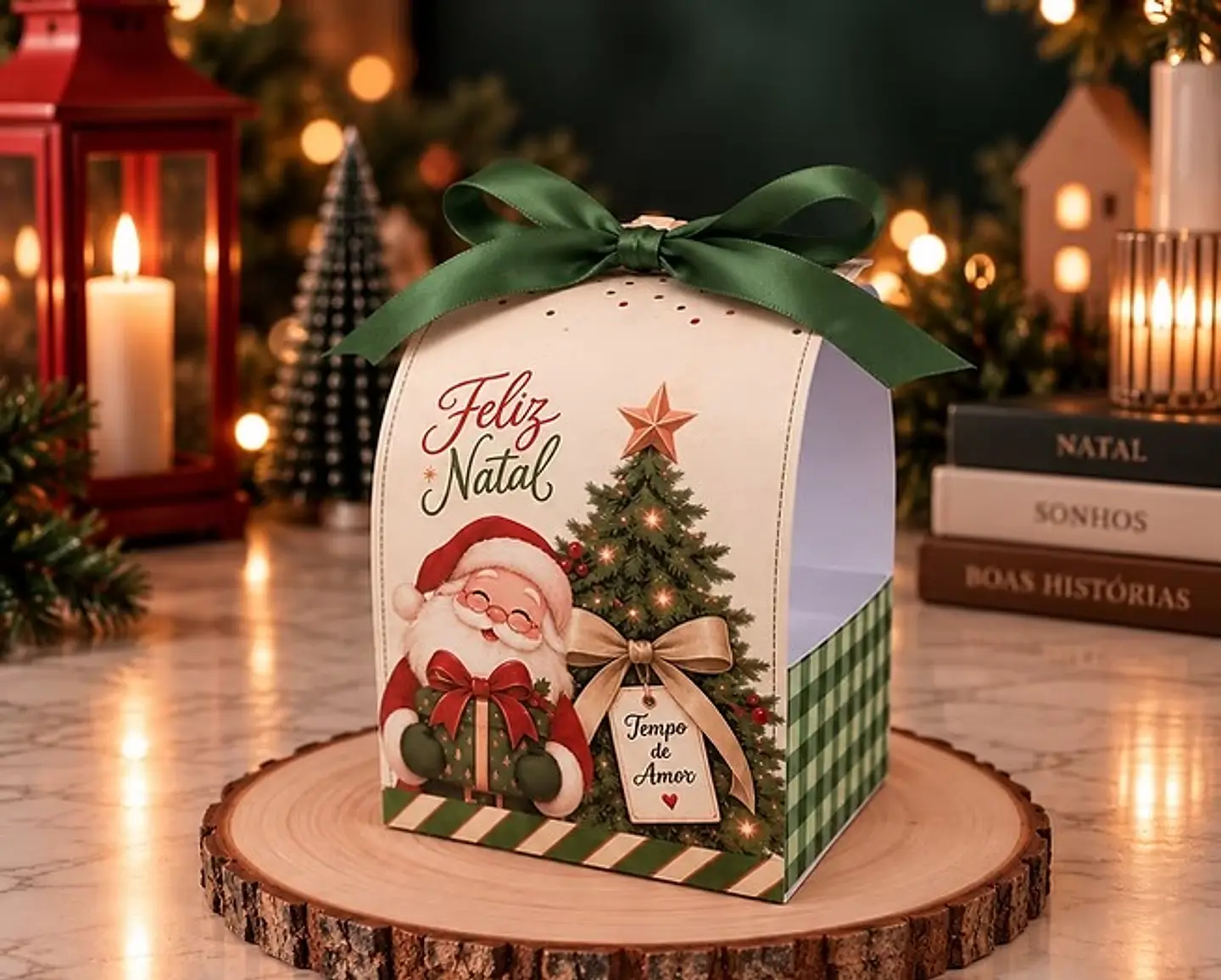 Porta Mini Panetone - Natal 2