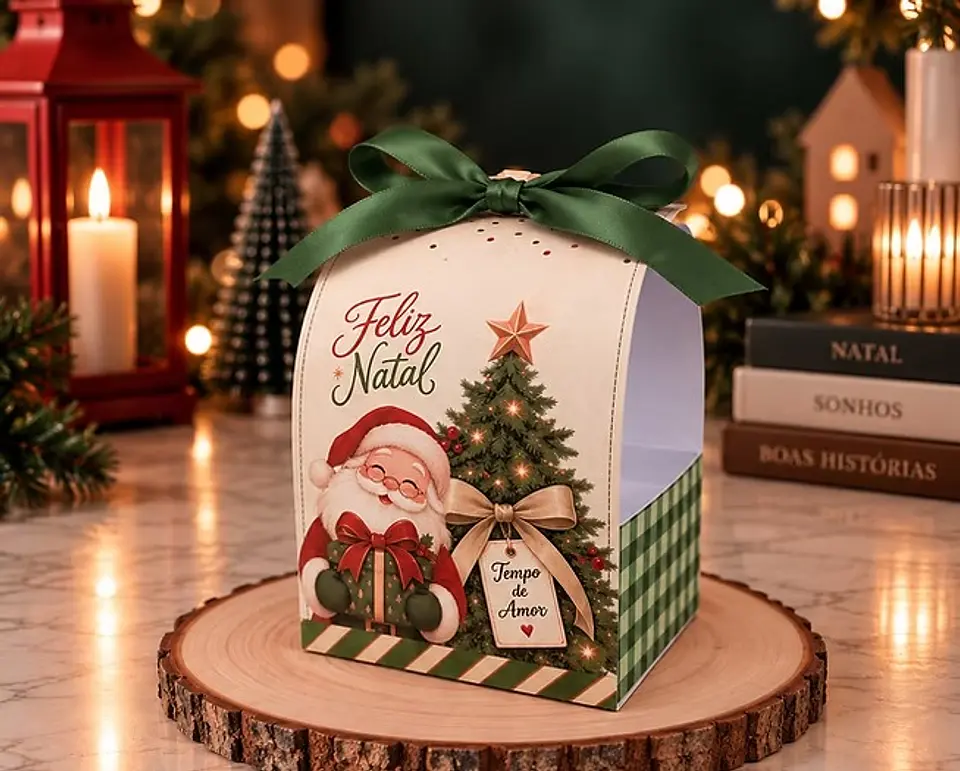 Porta Mini Panetone - Natal 2