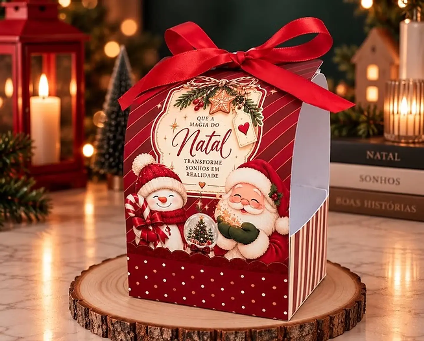 Porta Mini Panetone - Natal 4