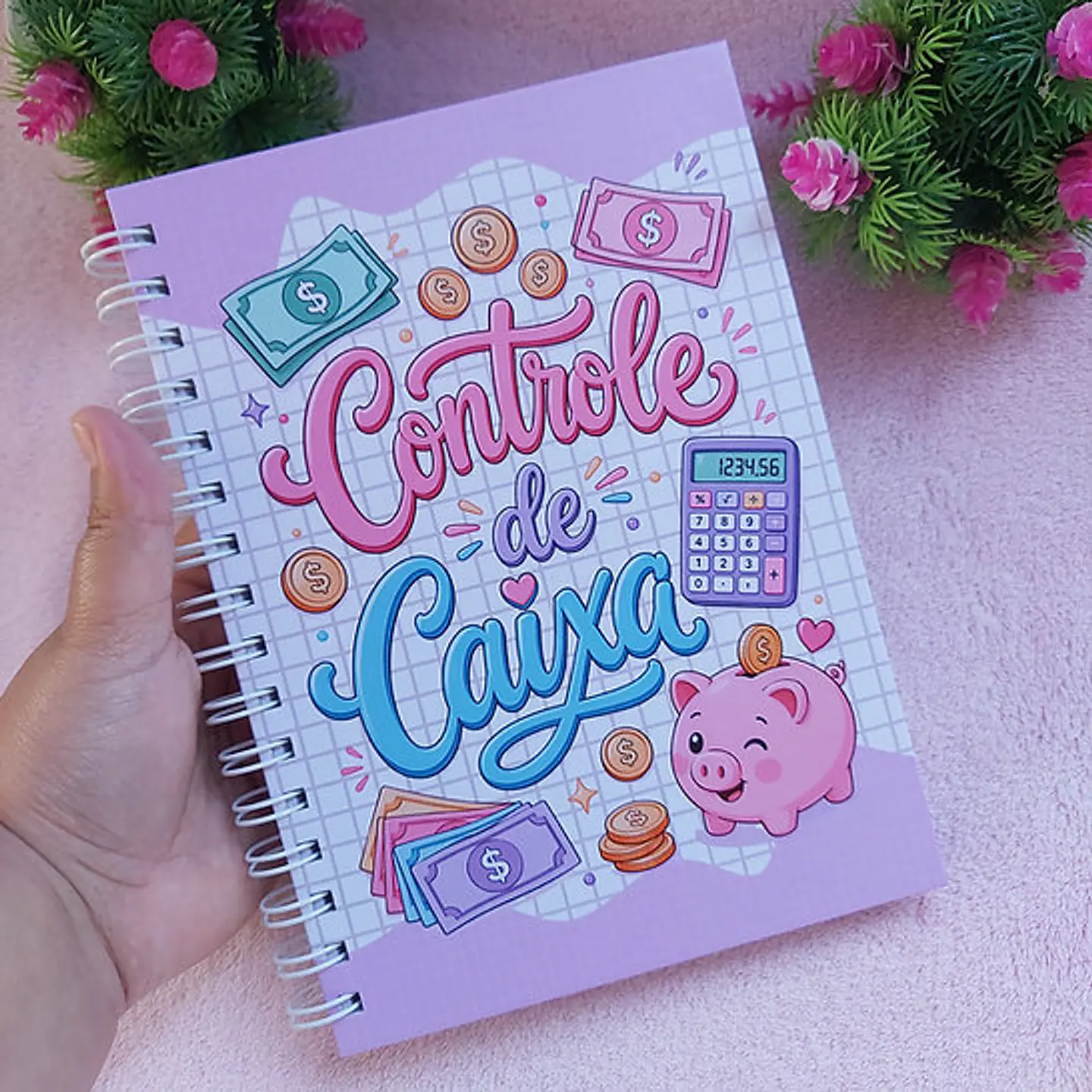 Caderno Controle de Caixa - Encadernação 1