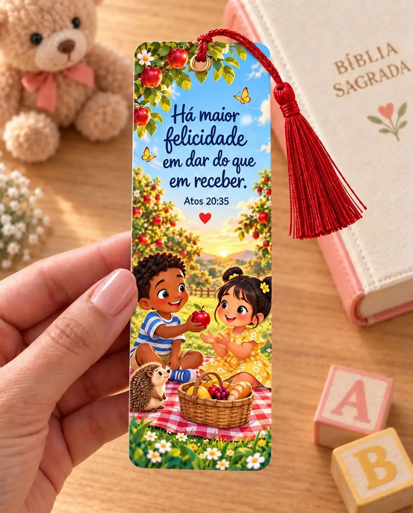 Marcador de Páginas - Infantil com Frases 3