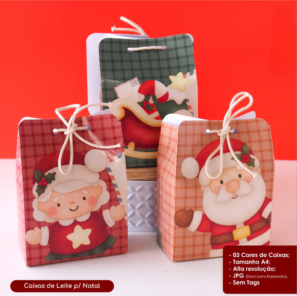 Caixas de Leite - Natal 1