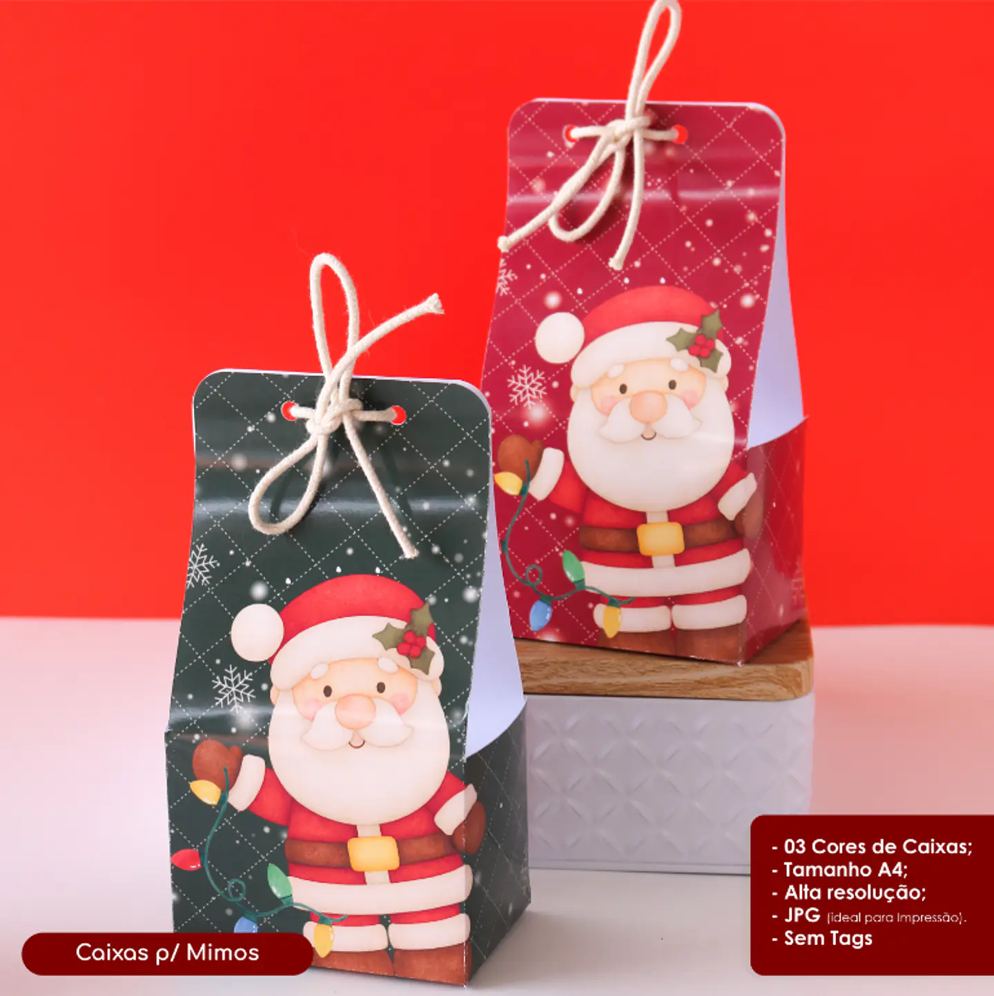Caixas para Mimos - Natal 1