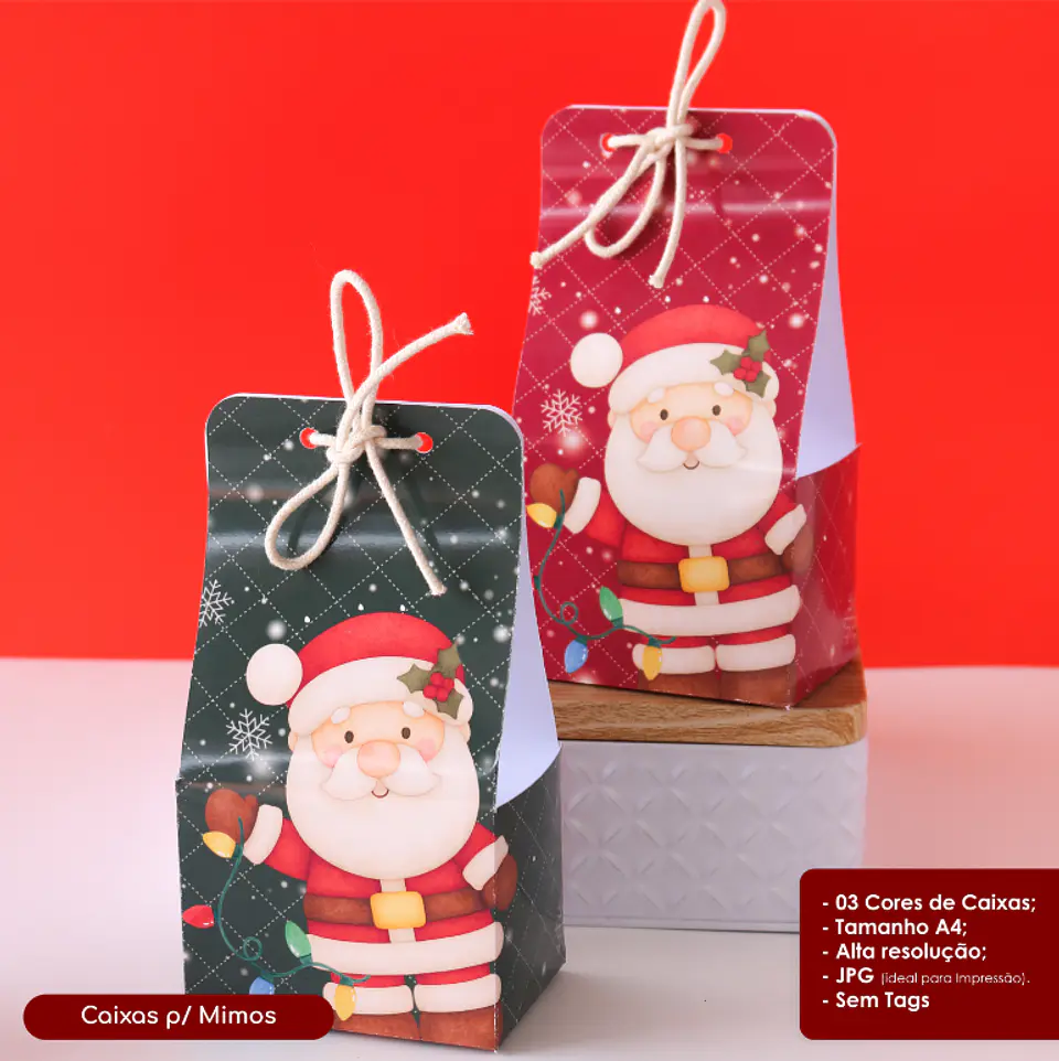 Caixas para Mimos - Natal 1