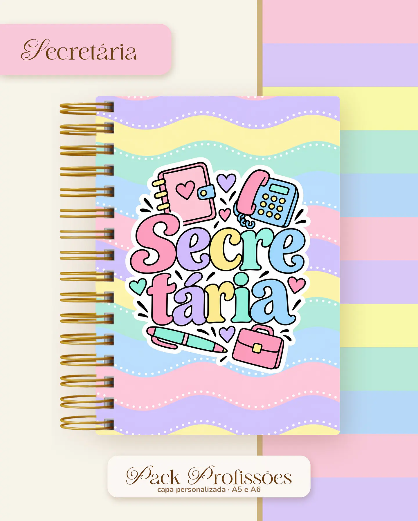 Pack Profissões 2027 - Candy Color 46