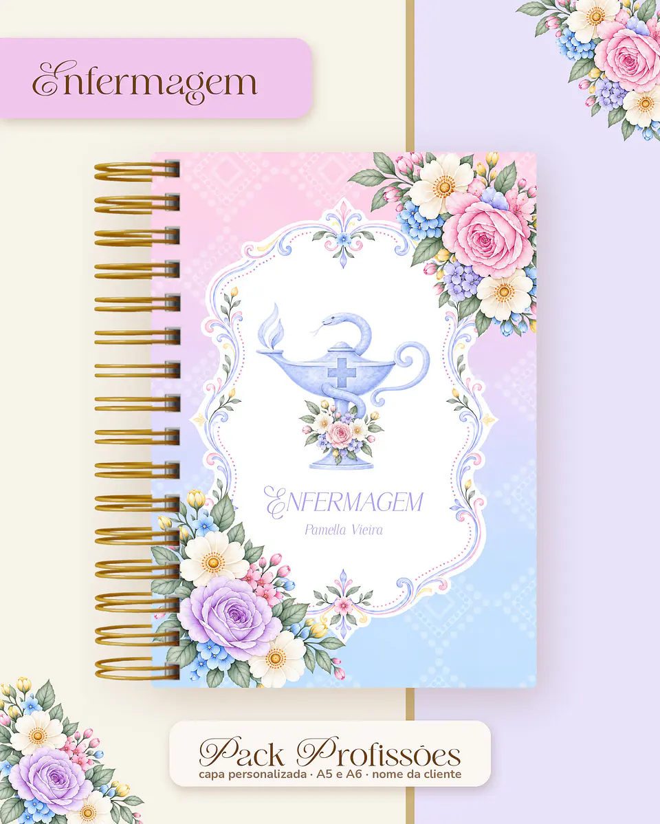 Pack Profissões 2027 - Floral Colorido 3