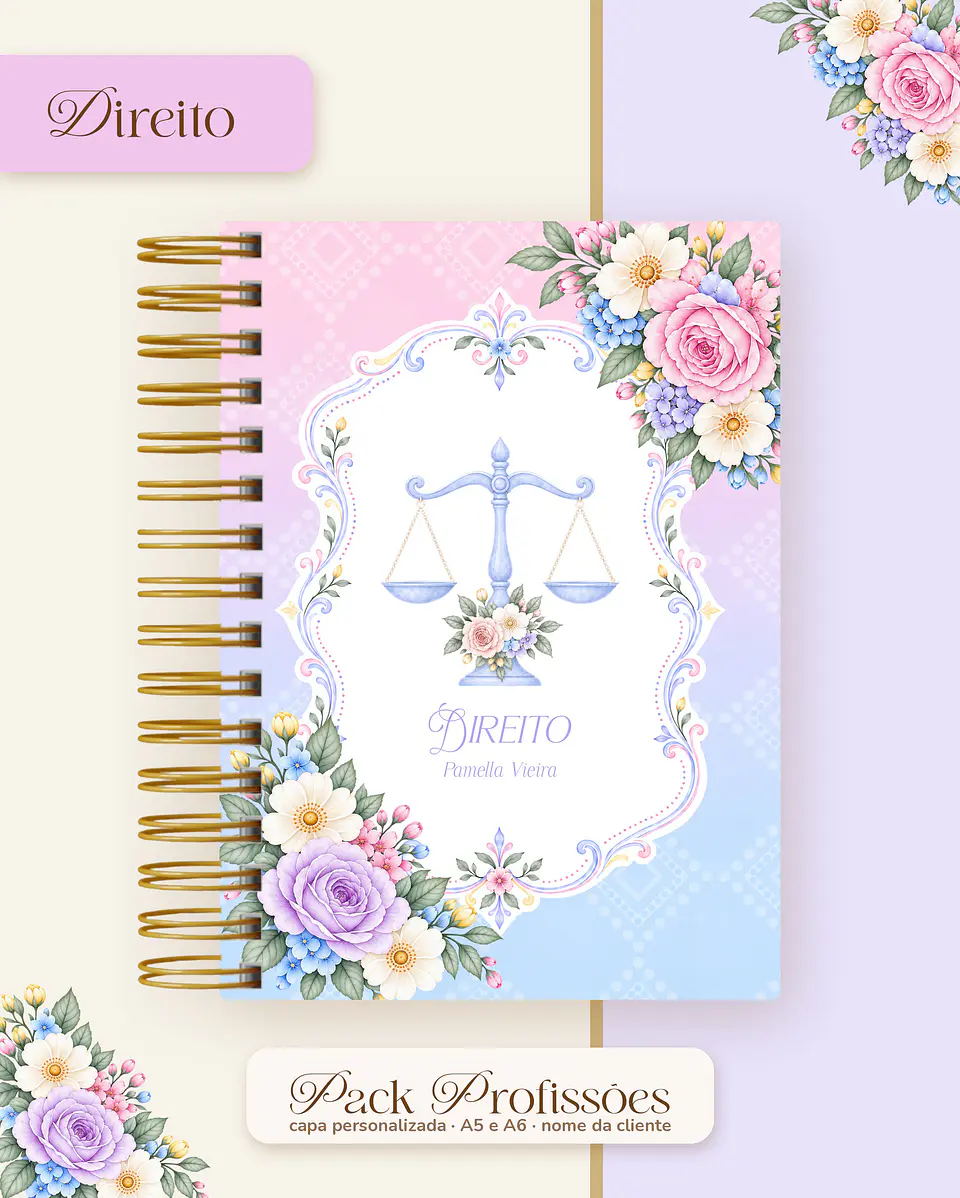 Pack Profissões 2027 - Floral Colorido 5