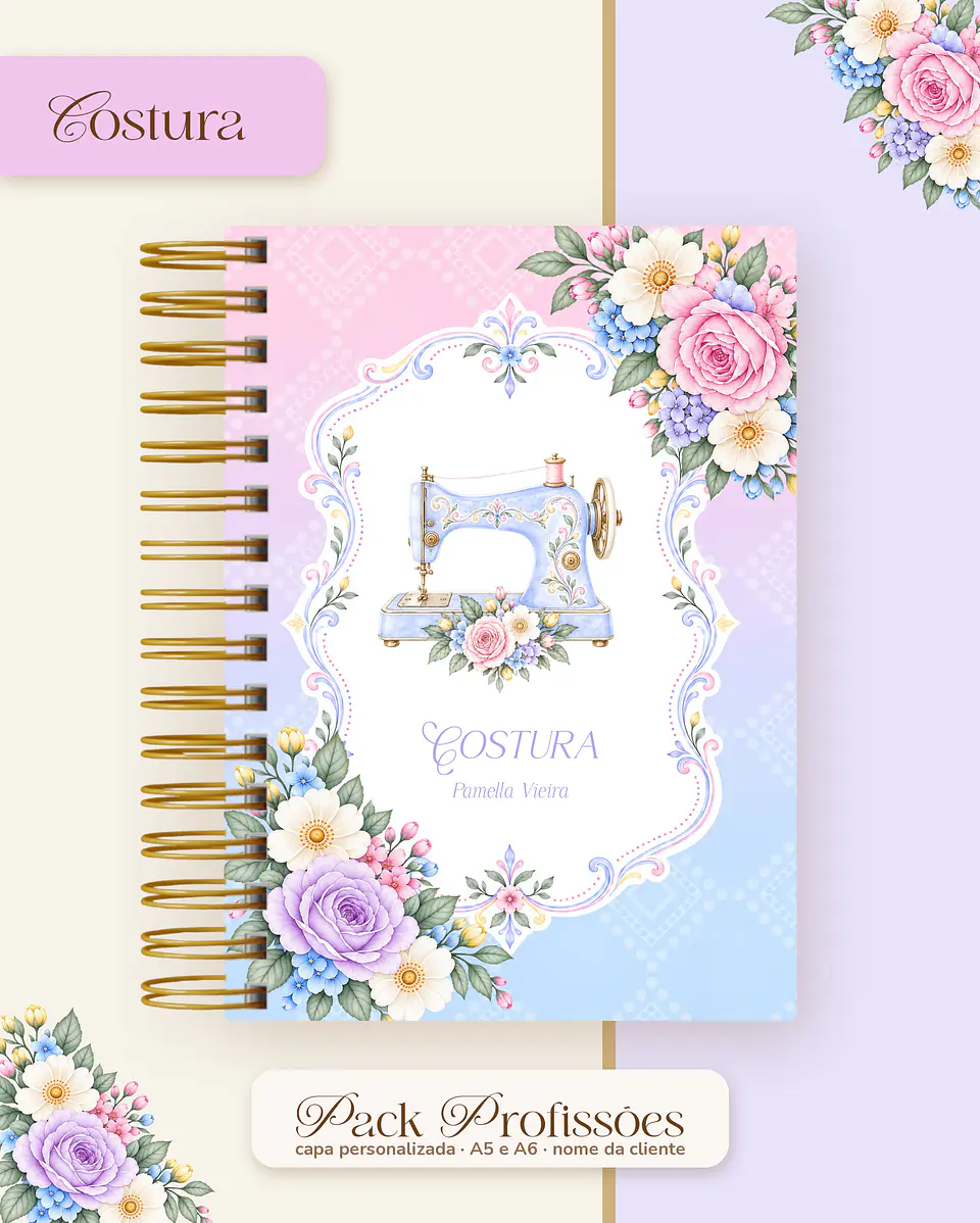 Pack Profissões 2027 - Floral Colorido 7