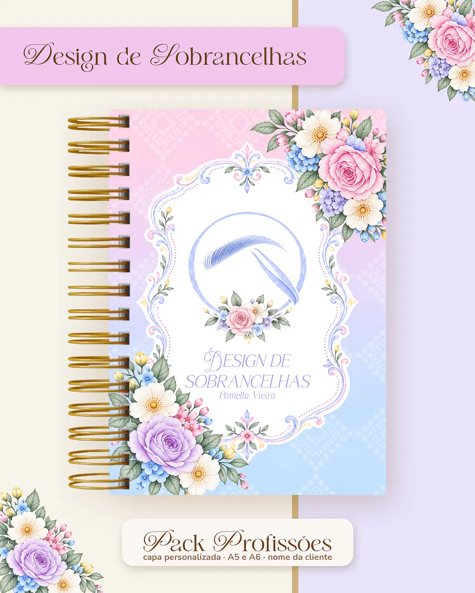 Pack Profissões 2027 - Floral Colorido 20