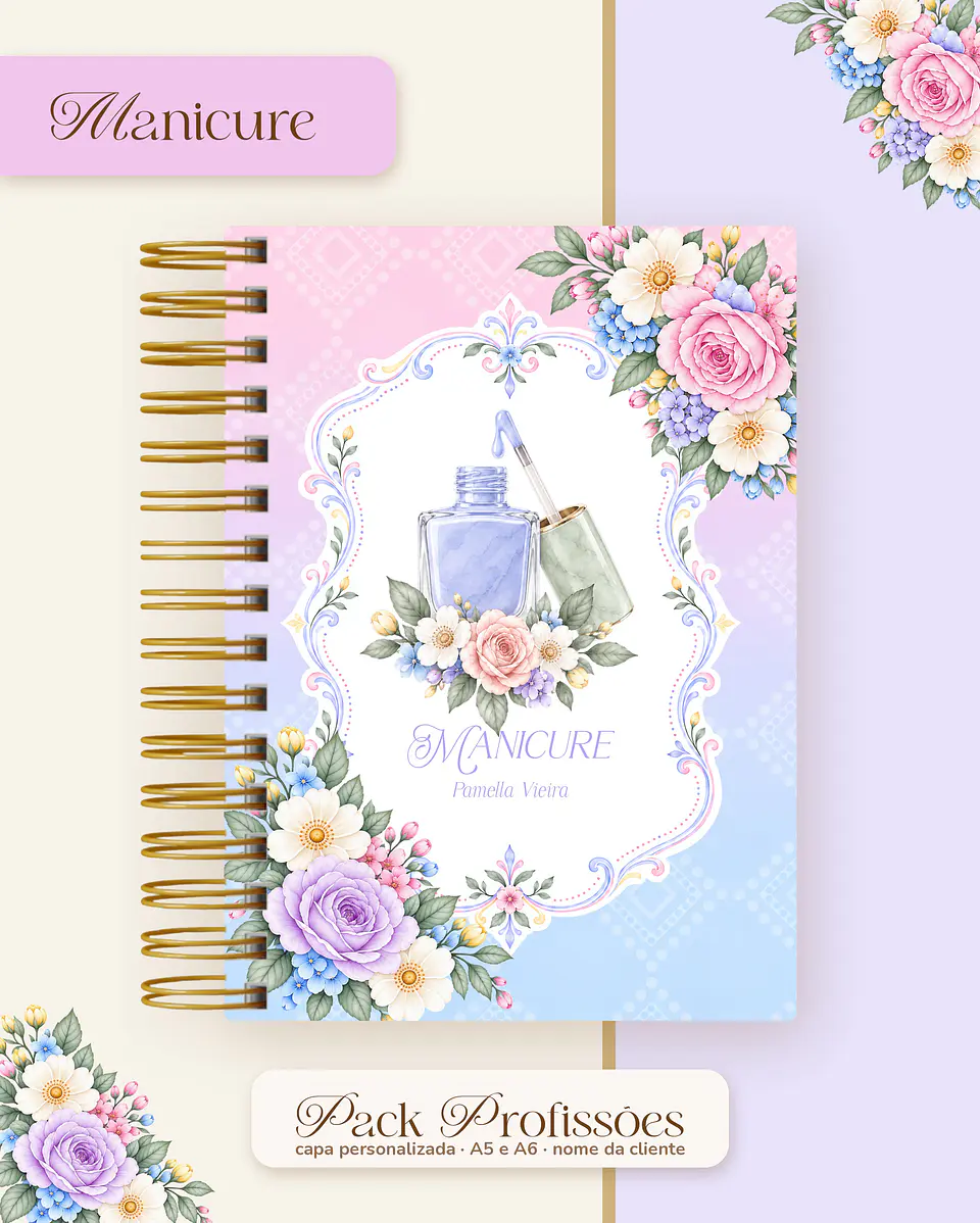 Pack Profissões 2027 - Floral Colorido 25