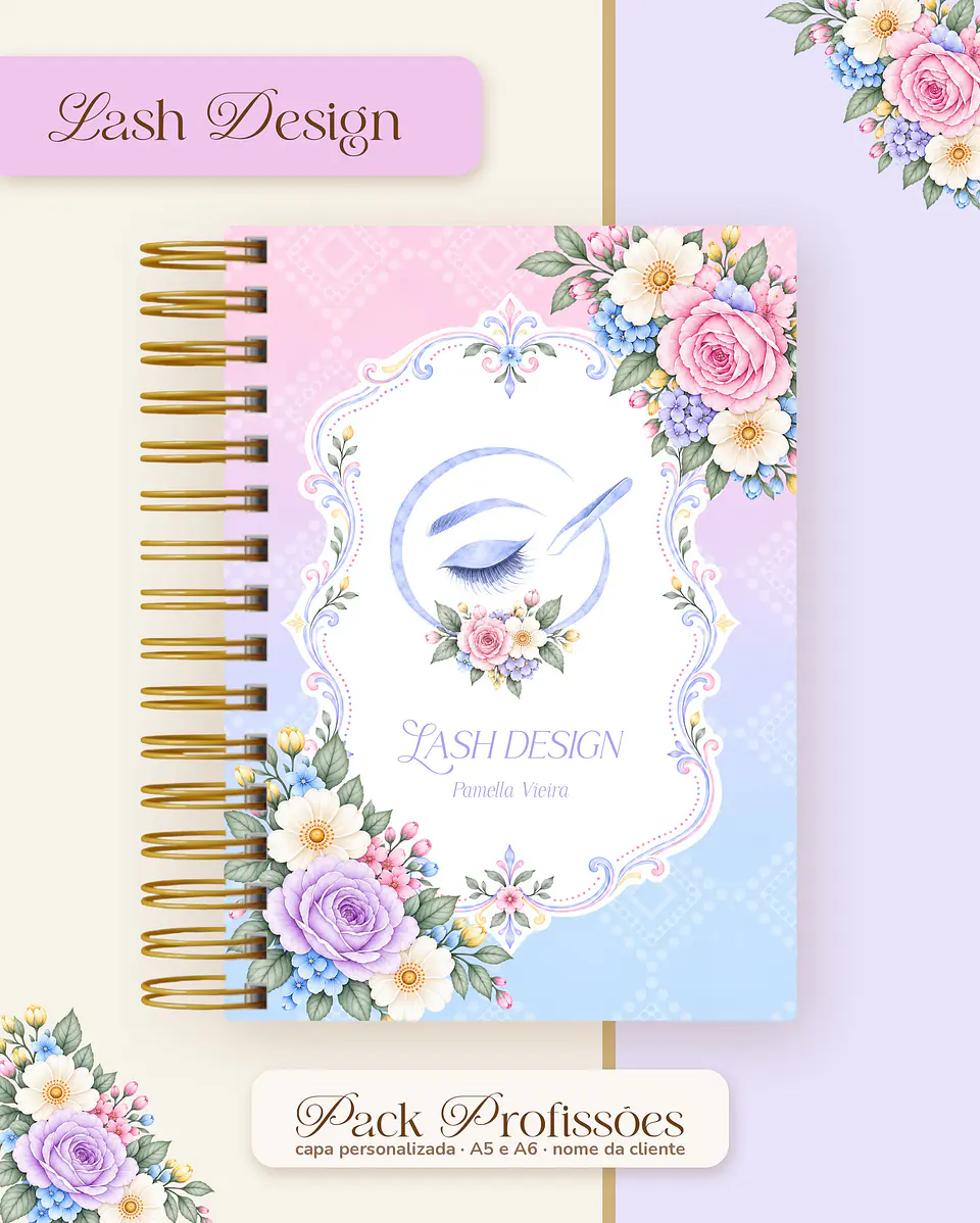 Pack Profissões 2027 - Floral Colorido 27