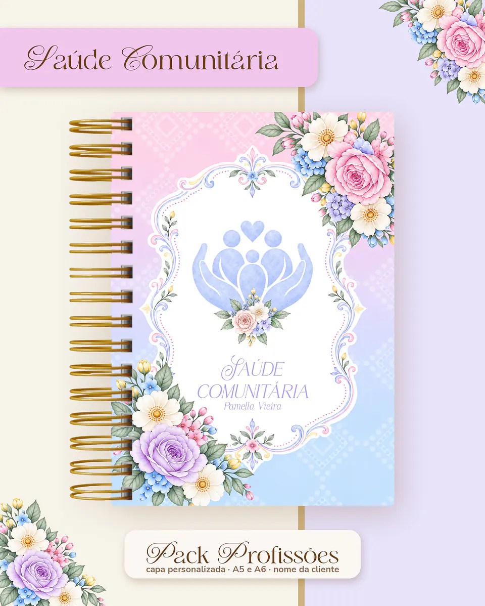 Pack Profissões 2027 - Floral Colorido 29