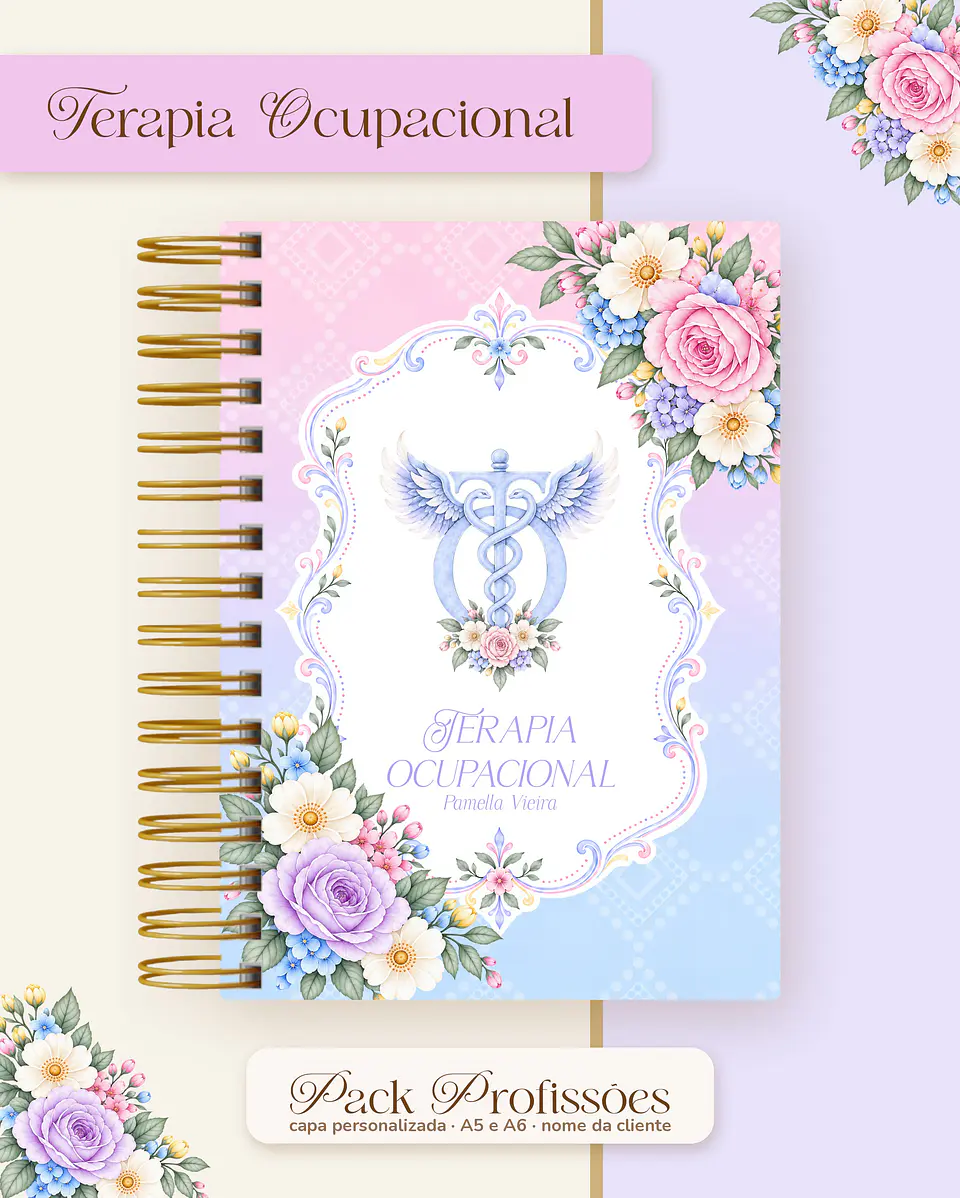 Pack Profissões 2027 - Floral Colorido 31