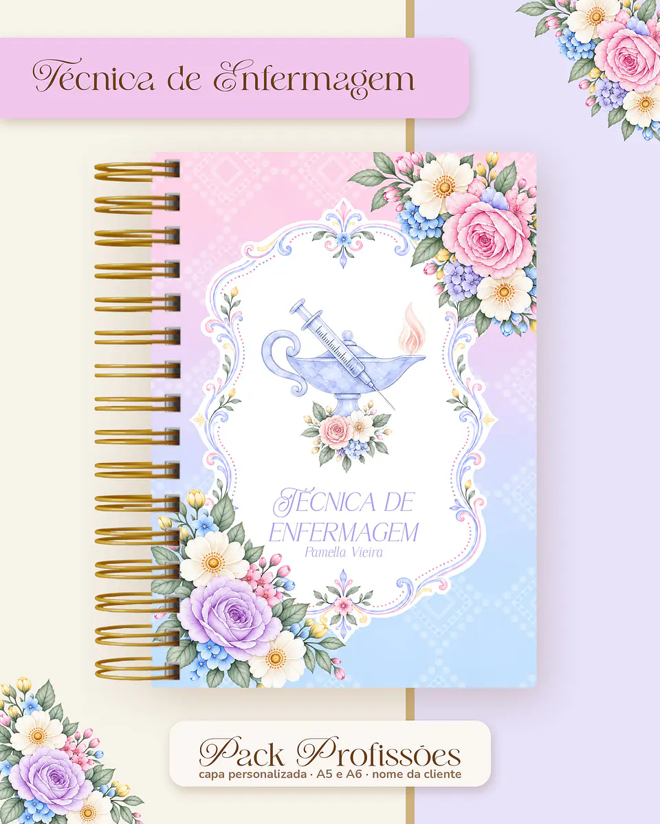 Pack Profissões 2027 - Floral Colorido 32