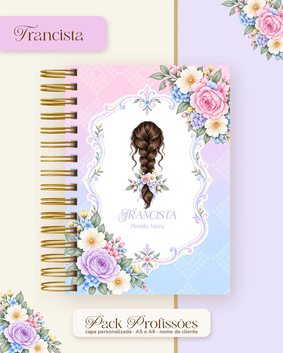 Pack Profissões 2027 - Floral Colorido 38
