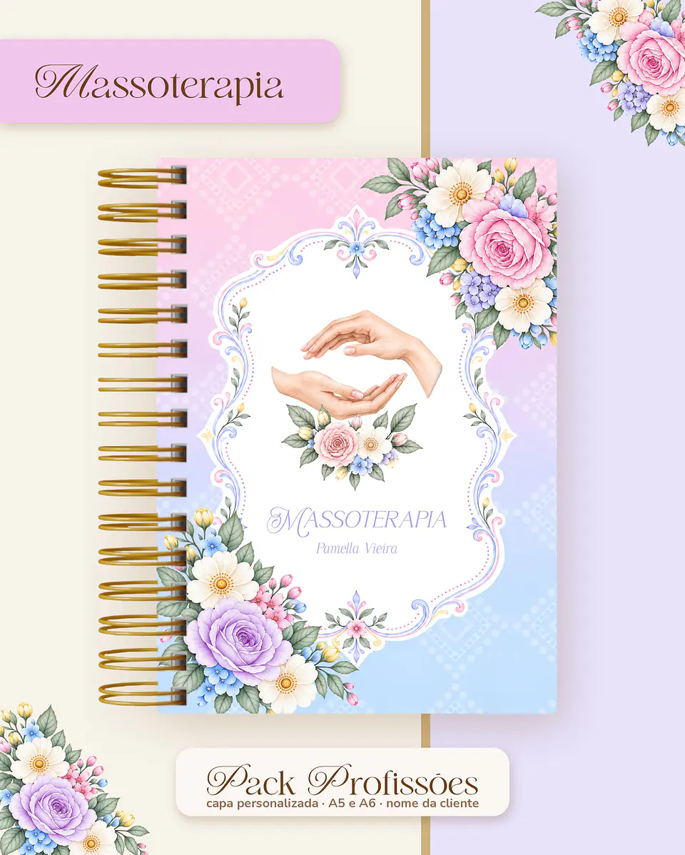 Pack Profissões 2027 - Floral Colorido 39