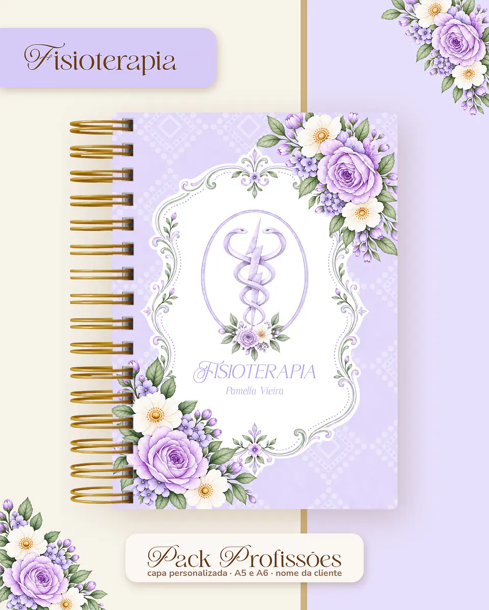 Pack Profissões 2027 - Floral Lilás 18