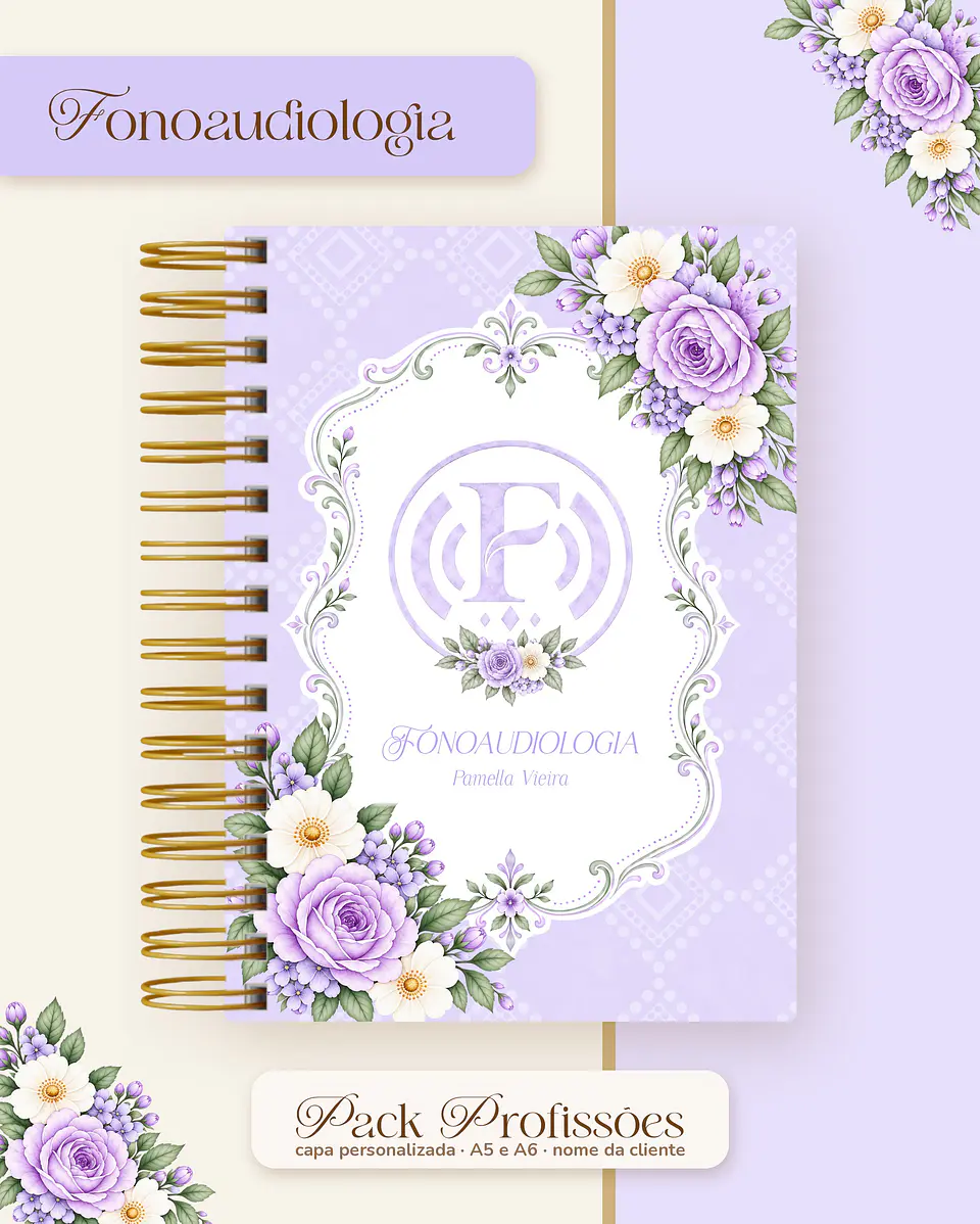 Pack Profissões 2027 - Floral Lilás 27