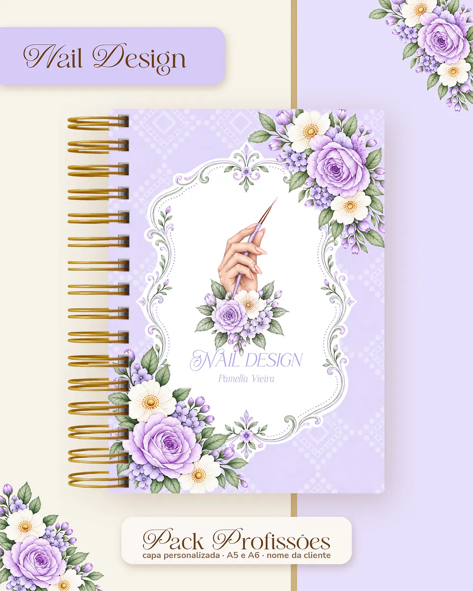 Pack Profissões 2027 - Floral Lilás 31
