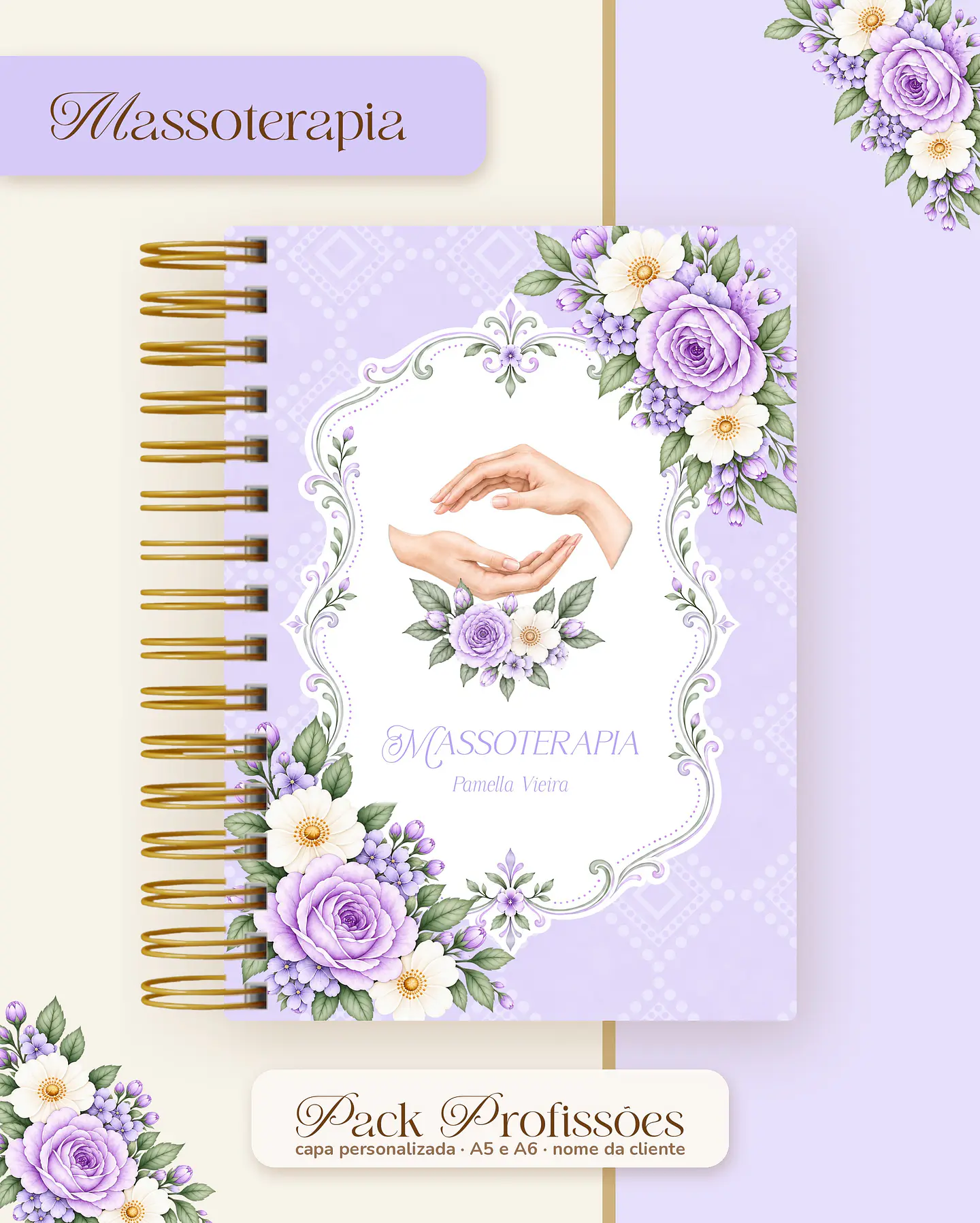 Pack Profissões 2027 - Floral Lilás 32