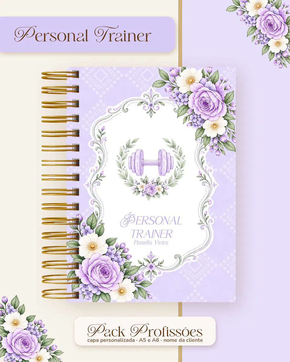 Pack Profissões 2027 - Floral Lilás 37