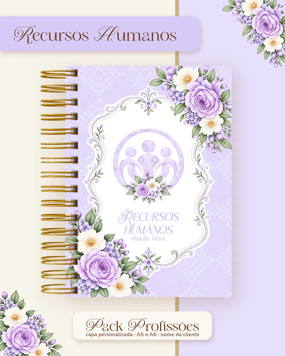 Pack Profissões 2027 - Floral Lilás 40