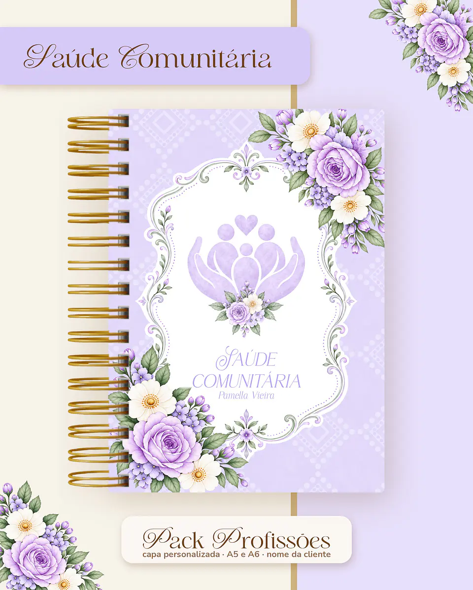 Pack Profissões 2027 - Floral Lilás 41