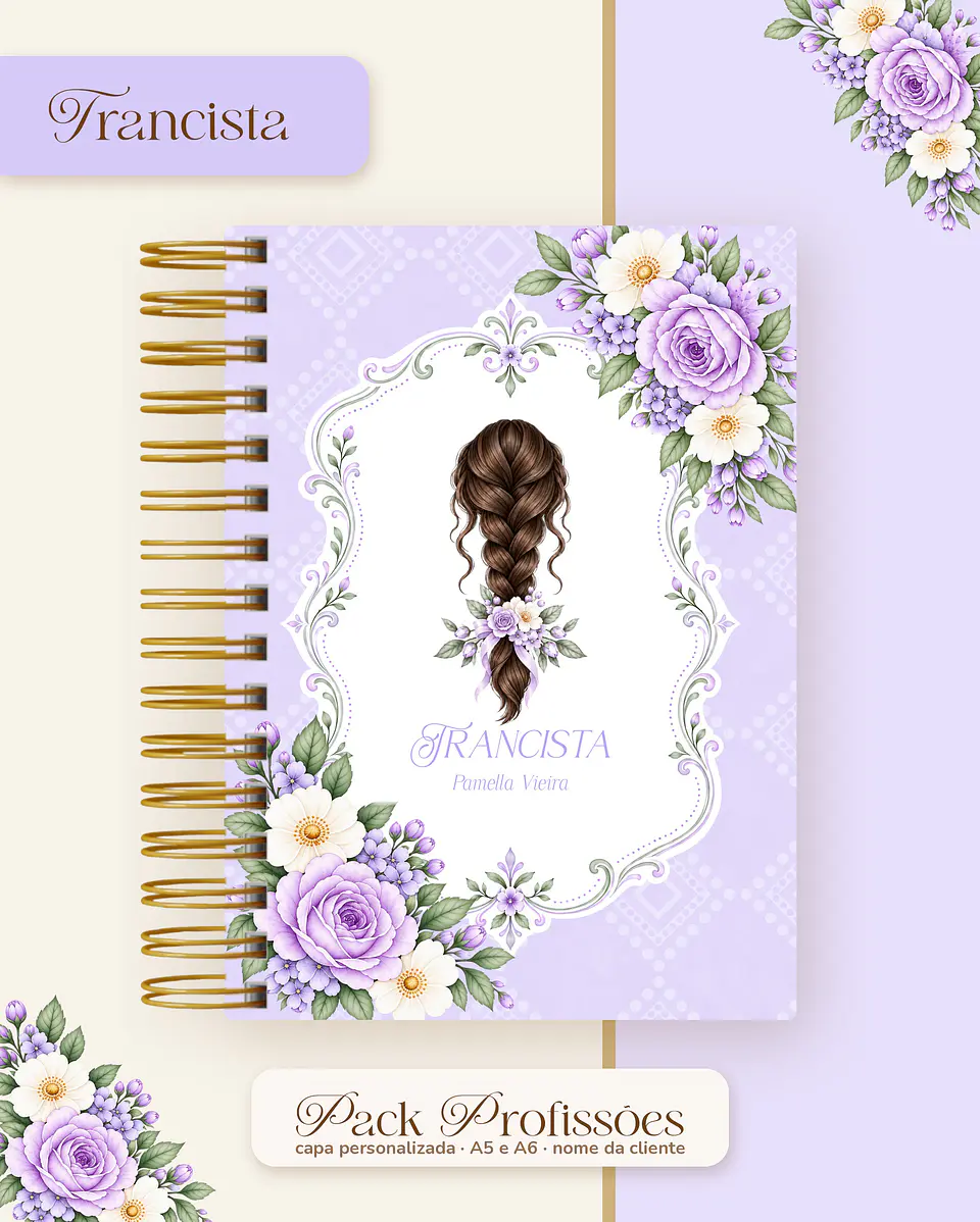 Pack Profissões 2027 - Floral Lilás 45