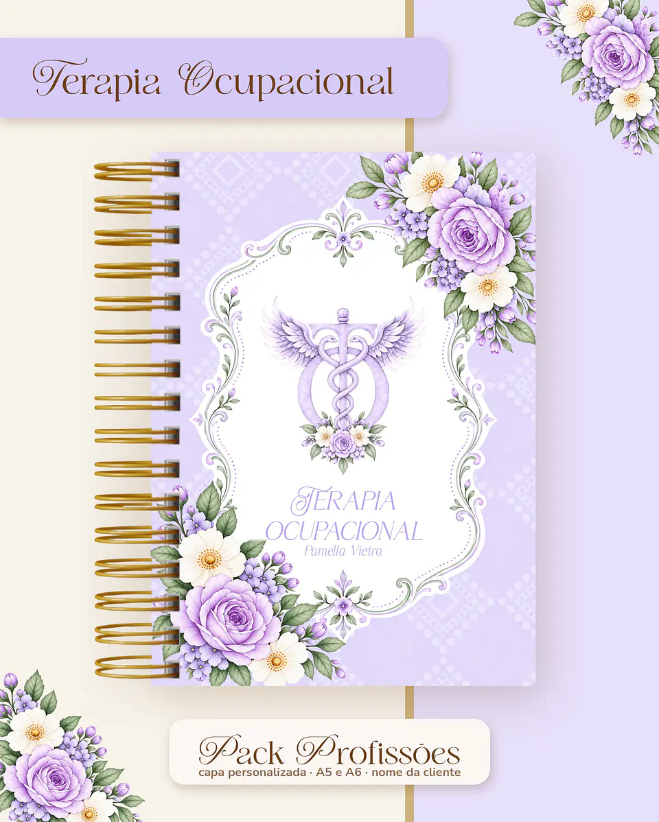 Pack Profissões 2027 - Floral Lilás 48