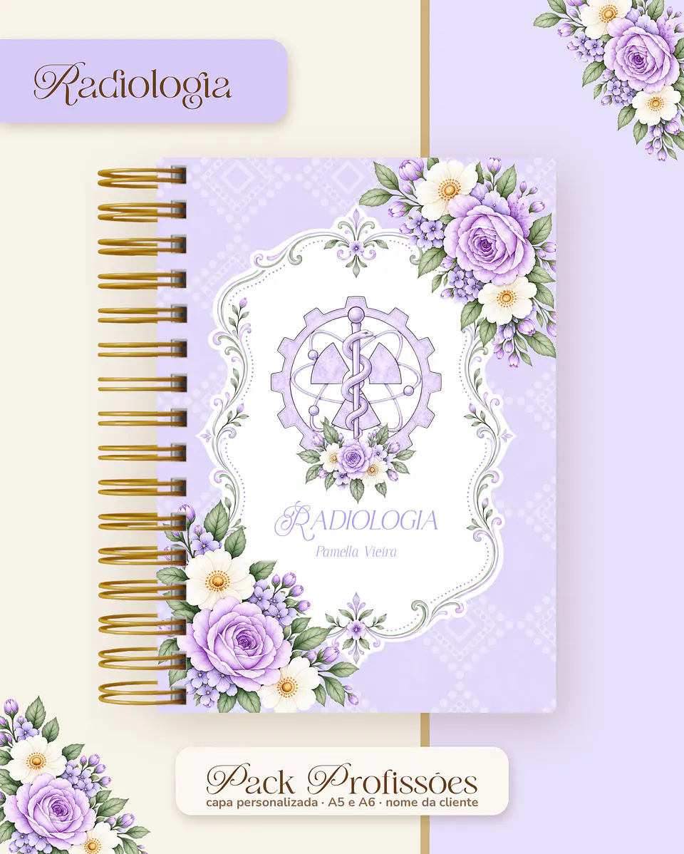 Pack Profissões 2027 - Floral Lilás 50