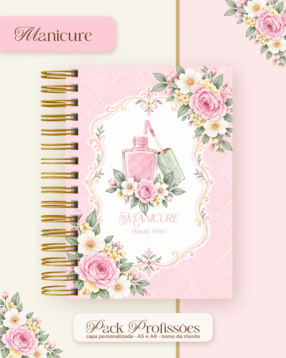 Pack Profissões 2027 - Floral Rosa 21