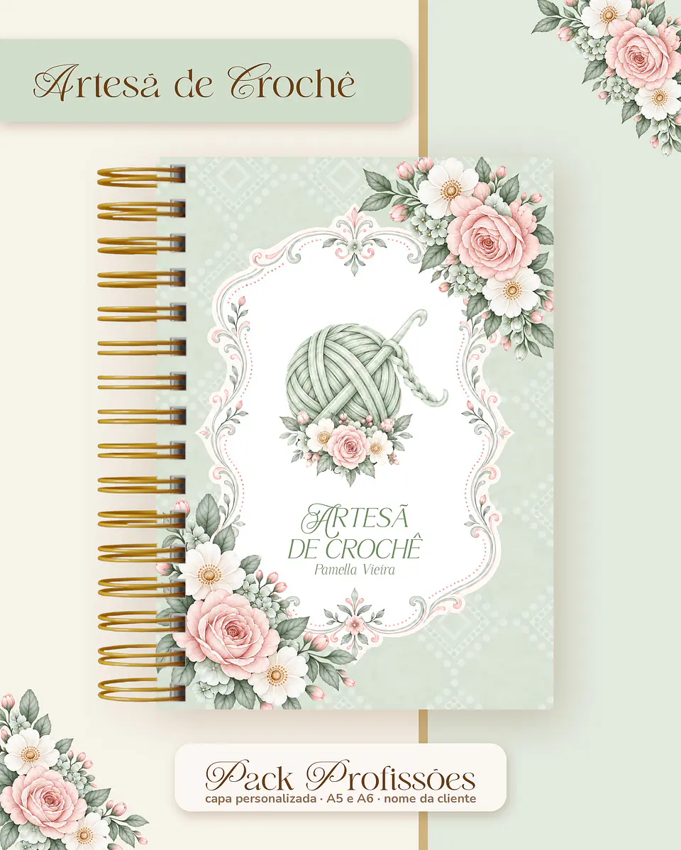 Pack Profissões 2027 - Floral Verde 1