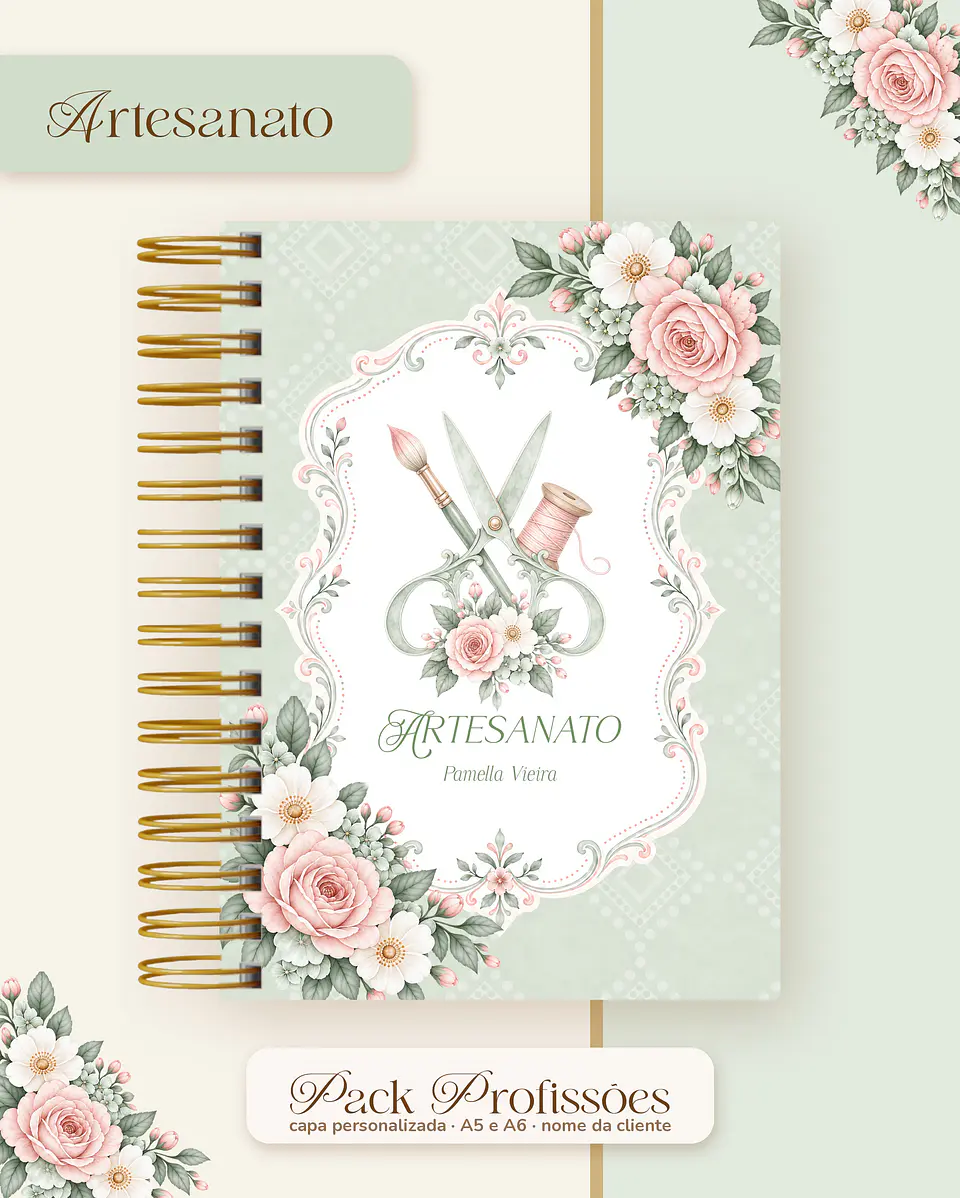 Pack Profissões 2027 - Floral Verde 2