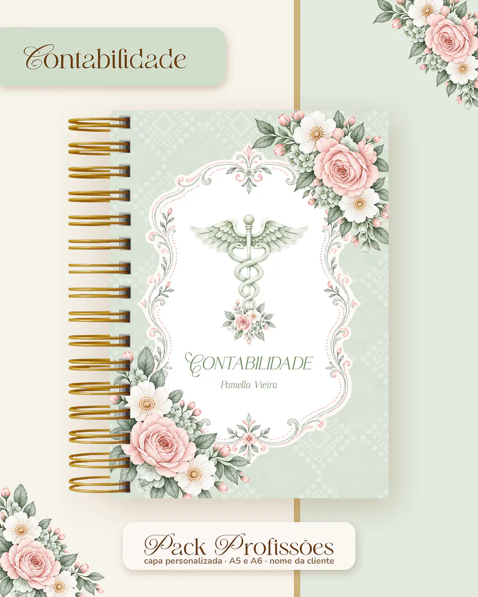 Pack Profissões 2027 - Floral Verde 6
